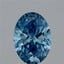 2.21 Ct. Fancy Vivid Blue Oval Lab Grown Diamond