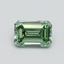 0.70 Ct. Fancy Intense Pacific Green Emerald Lab Grown Diamond