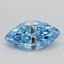 0.31 Ct. Fancy Vivid Blue Marquise Lab Grown Diamond