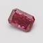 0.55 Ct. Fancy Deep Pink Radiant Lab Grown Diamond