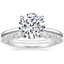 18K White Gold Callista Diamond Ring with Marseille Diamond Ring (1/3 ct. tw.)