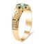 The Shirly Ring, smalltop view on a hand