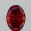 1.50 Ct. Fancy Vivid  Orange Oval Lab Grown Diamond