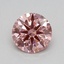 0.50 Ct. Fancy Vivid Pink Round Lab Grown Diamond