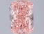 2.39 Ct. Fancy Vivid Pink Radiant Lab Grown Diamond