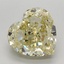 3.61 Ct. Fancy Yellow Heart Lab Grown Diamond