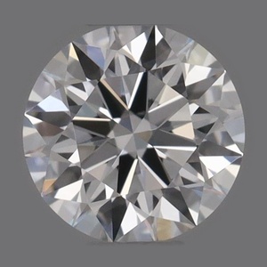 Round diamond — real photo