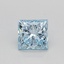 0.31 Ct. Fancy Intense  Blue Princess Lab Grown Diamond
