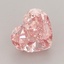1.72 Ct. Fancy Vivid  Pink Heart Lab Grown Diamond