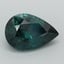 9x6.2mm Teal Pear Montana Sapphire
