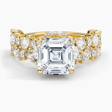 Olivetta Double Row Diamond Ring