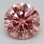 3.08 Ct. Fancy Vivid Pink Round Lab Grown Diamond