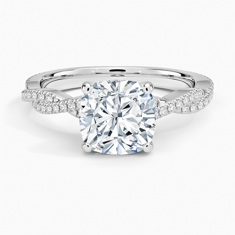 Scalloped Engagement Ring