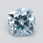 1.82 Ct. Fancy Intense Blue Cushion Lab Grown Diamond
