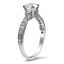 The Catrina Ring, smalltop view on a hand