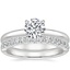 18K White Gold Heritage Diamond Ring with Luxe Heritage Diamond Ring (1/3 ct. tw.)