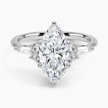 18K White Gold Yvonne Diamond Ring