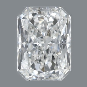 Radiant diamond — real photo