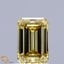 1.04 Ct. Fancy Vivid Yellow Emerald Lab Grown Diamond