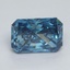2.12 Ct. Fancy Vivid Malibu Blue Radiant Lab Grown Diamond