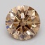 1.09 Ct. Light  Brown Round Lab Grown Diamond