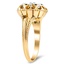 The Everette Ring, smalltop view on a hand