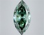 7.02 Ct. Fancy Vivid Green Marquise Lab Grown Diamond