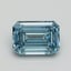 1.55 Ct. Fancy Intense Blue Emerald Lab Grown Diamond