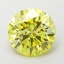 1.86 Ct. Fancy Intense  Yellow Round Lab Grown Diamond