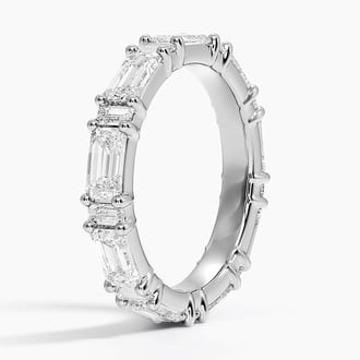 Frances Eternity Lab Diamond Ring in Platinum