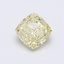 1.16 Ct. Fancy Light  Yellow Cushion Lab Grown Diamond