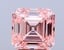 3.06 Ct. Fancy Intense Pink Asscher Lab Grown Diamond