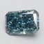 1.89 Ct. Fancy Vivid Blue Radiant Lab Grown Diamond