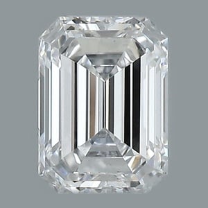 Emerald diamond — real photo
