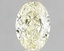 1.02 Ct. Fancy Yellow Oval Lab Grown Diamond