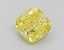 2.51 Ct. Fancy Vivid Yellow Cushion Lab Grown Diamond