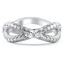 Custom Garland Cross Over Wedding Ring