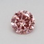 0.30 Ct. Fancy Vivid Pink Round Lab Grown Diamond