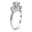 The Cailen Ring, smalltop view on a hand