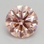 2.76 Ct. Fancy Intense Pink Round Lab Grown Diamond