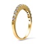 The Linzy Ring, smalltop view on a hand