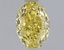 1.09 Ct. Fancy Intense  Yellow Oval Lab Grown Diamond