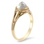The Celestine Ring, smalltop view on a hand