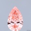 0.85 Ct. Fancy Vivid Pink Pear Lab Grown Diamond