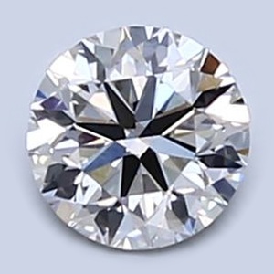 Round diamond — real photo
