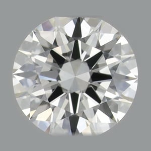 Round diamond — real photo
