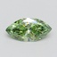 0.84 Ct. Fancy Vivid Green Marquise Lab Grown Diamond