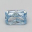5.07 Ct. Fancy Vivid Blue Radiant Lab Grown Diamond