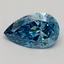 1.70 Ct. Fancy Vivid Blue Pear Lab Grown Diamond