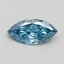 1.00 Ct. Fancy Vivid Blue Marquise Lab Grown Diamond